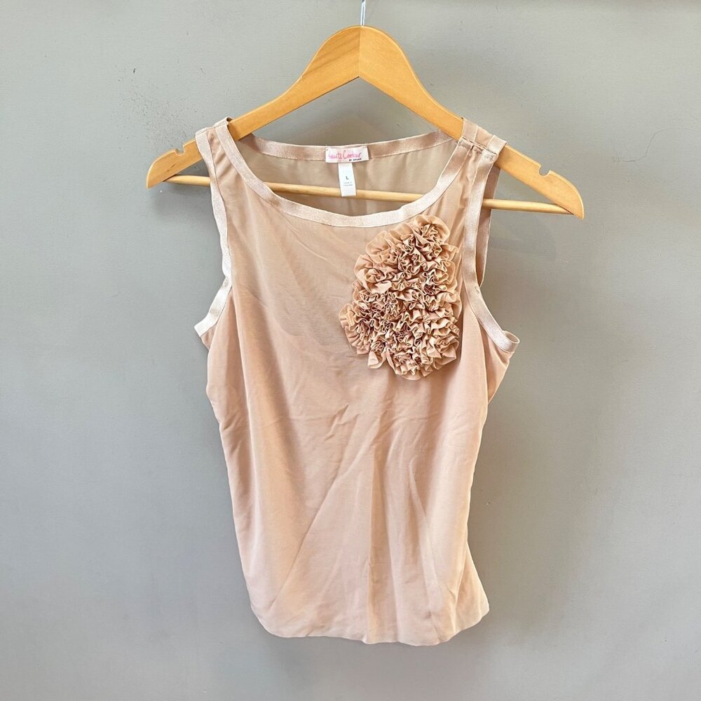 SPANX Haute Contour Ravishing Rosette‎ 415 Camisole Size LRG Ret.$198 Shaping-L